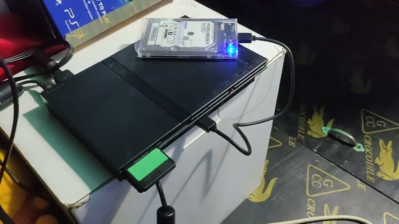 how to operate ps2 slim with free mcboot and hdd games