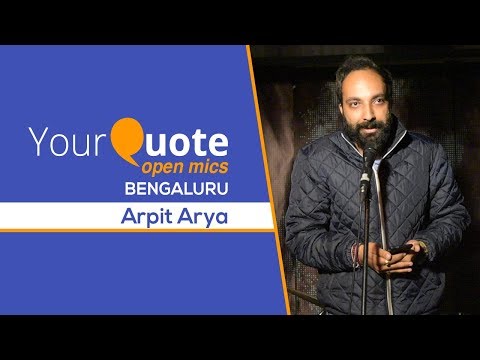'Tum Kya Jano' & More By Arpit Arya | Urdu Shayari | YQ - Bengaluru (Open Mic 4)
