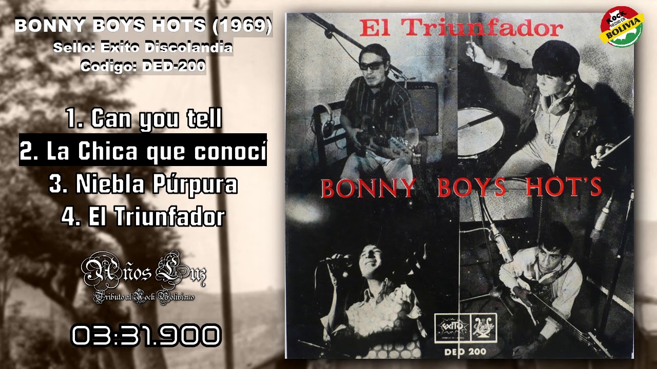 LOS BONNY BOYS HOTS. El Triunfador (1969) Disco Completo