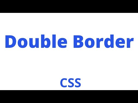 css double border | CSS Multiple Border - Creating CSS3 Custom Borders | #css #27