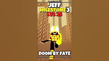 EVERYSINGLE NEW JEFF MILESTONE SKIN IN DOOMED BY FATE #roblox #assymetricalhorrorgame #forsaken