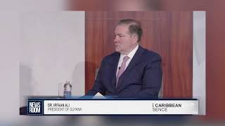 PRES  ALI LAUDS CHINA’S SUPPORT FOR THE CARIBBEAN   SAYS U S NOW REASSERTING ITS PRESENCE