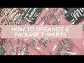 How to Package T-shirts | New Manifesting Babe. T-shirts | How to Package Orders | Branding