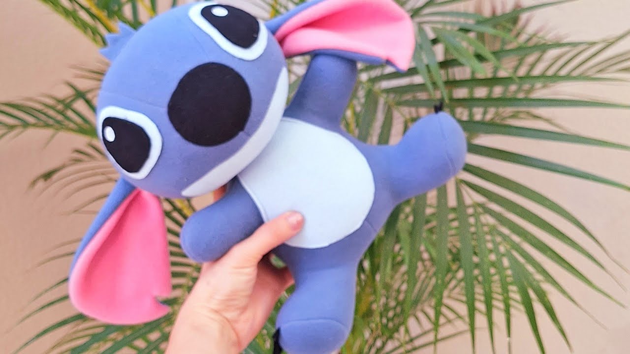 COMO FAZER EM POUCOS MINUTOS UMA IDÉIA INCRÍVEL DE BRINQUEDO DE PANO #STITCH BEBÊ