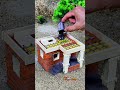 Amazing Miniature Brick House Construction | Tiny House Building From Start to Finish #shorts