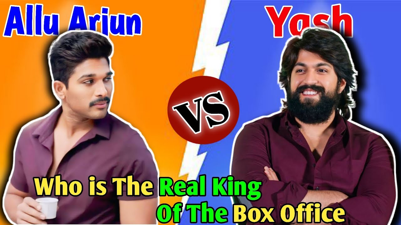 Allu Arjun vs Yash: Box Office Kings | Top 10 Movies comparison video