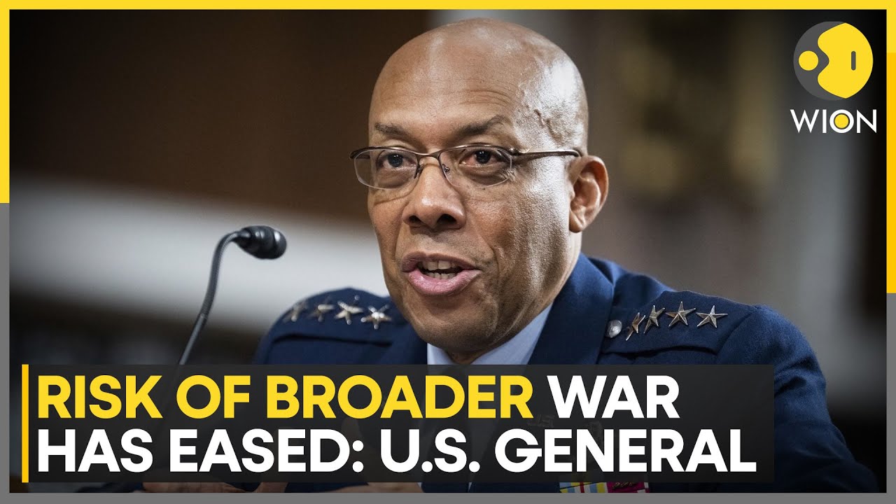 Top US general says risk of broader war in West Asia has eased | English News | WION News