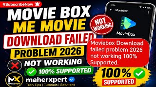 Movie Box Me Movie Download failed problem 2026 not working 100% Supported  #moviebox free Download screenshot 4