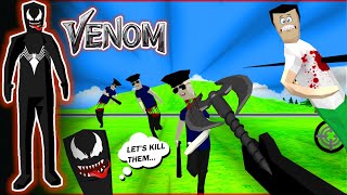 richie becomes venom ⬛⬛in dude theft wars