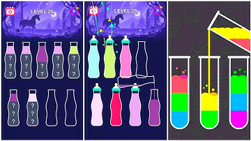 Water Sort Puzzle Gameplay 17, Android Games ios Walkthrough Simulator Think Brain Puzzle