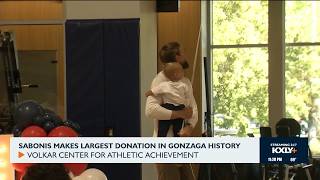 Sabonis makes largest donation in Gonzaga history