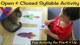 Celebrity Syllable Counting Activity #3: Open and Closed Syllables || All About Reading Wealth