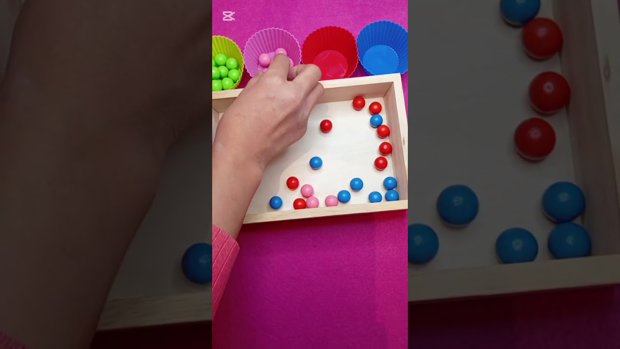 Satisfying video 🟢🔵🔴🩷