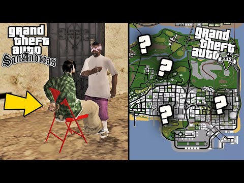 GTA SAN ANDREAS DA HARİTA DA GÖZÜKMEYEN GİZLİ OLAYLAR ! (AYNI GTA 5 GİBİ)