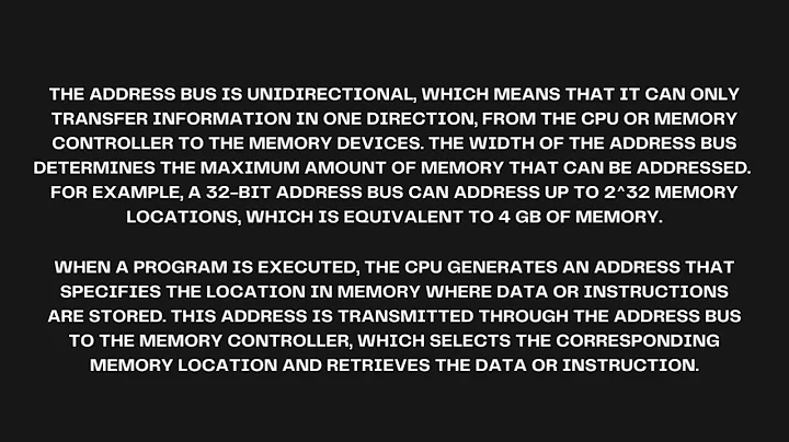 The ABCs of Von Neumann Architecture: Address, Data, and Control Buses