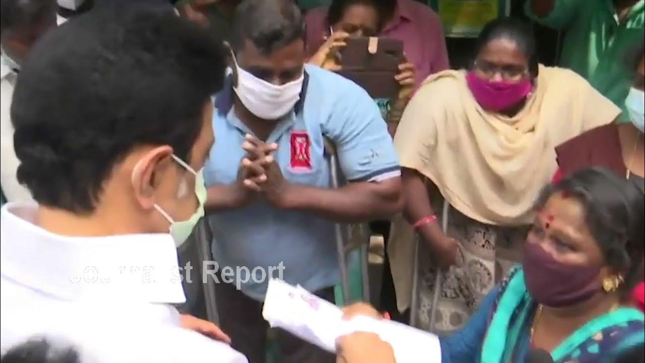 CM MK Stlain inspection at Kolathur MK Stalin visit Netaji Nagar