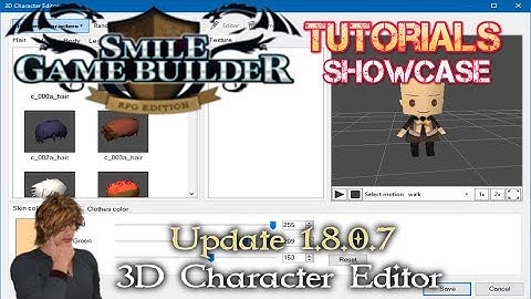 3D Character Editor - Update 1.8.0.7 Showcase - Smile Game Builder