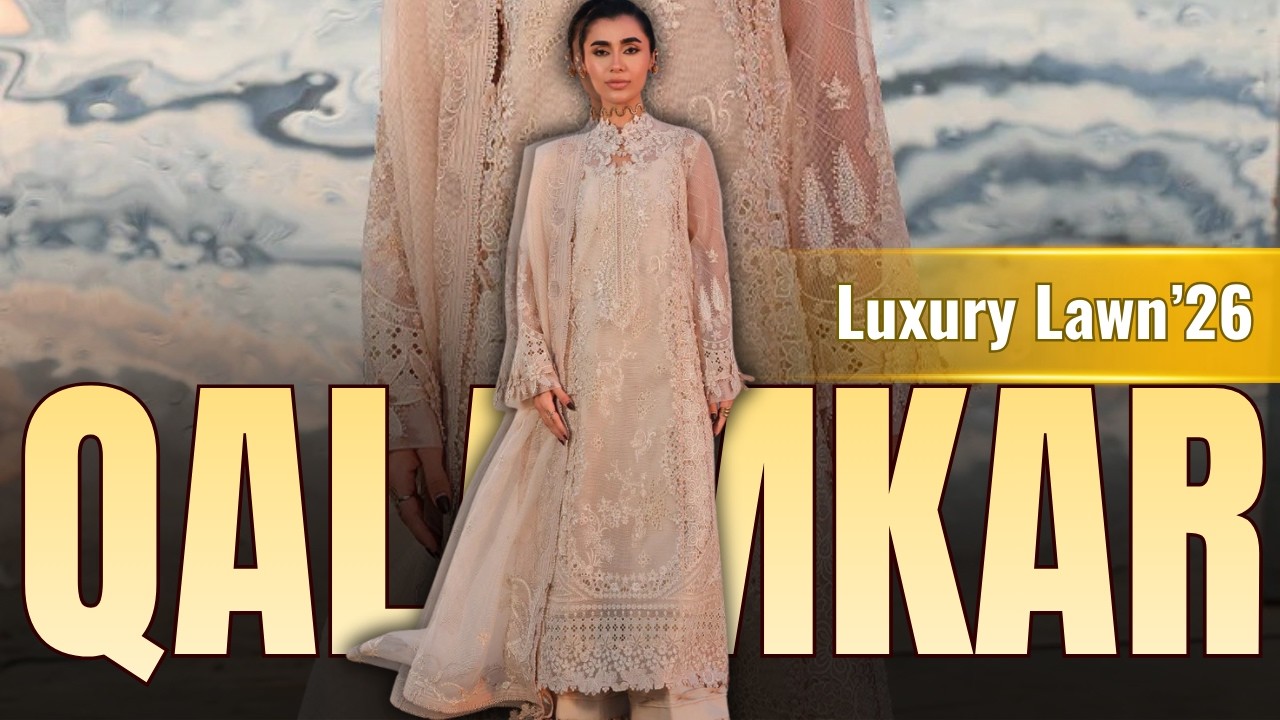 ✨Qalamkar Sahil Luxury Lawn | Summer Eid Collection 2026 | Top Quality | New Elegant Dresses 💫