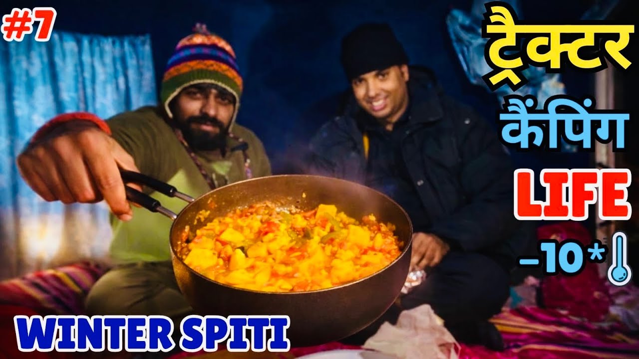 Solo Winter Spiti Trip On Tractor | TRACTOR CARAVAN ONLY ONE IN INDIA 