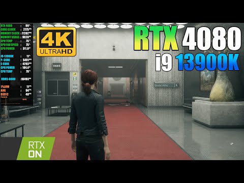 Control Ultimate Edition : RTX 4080 + i9 13900K ( 4K Maximum Settings / RTX ON )