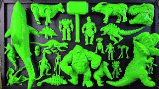 Dinosaurs Jurassic World Dominion:T-Rex, Siren Head, King kong, Giganotosaurus, Godzilla, Skibidi