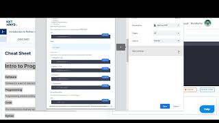 How to Convert Cheet Sheets to Pdf from Nxtwave CCBP #ccbp