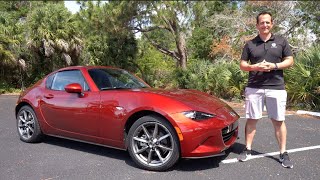 Is the 2023 Mazda MX-5 RF Miata a BETTER sports car than a Toyota GR86 or Subaru BRZ? screenshot 5