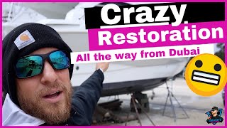 Boat Restoration | How to wet sand a boat | Boat Detailing tutorial | Revival Marine Care