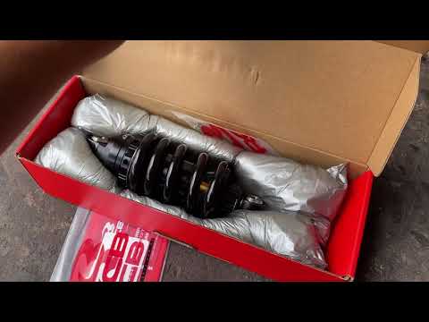 Video Phuộc RCB S2 cho Exciter 150 lò xo đen ty vàng nhún có... - youtube