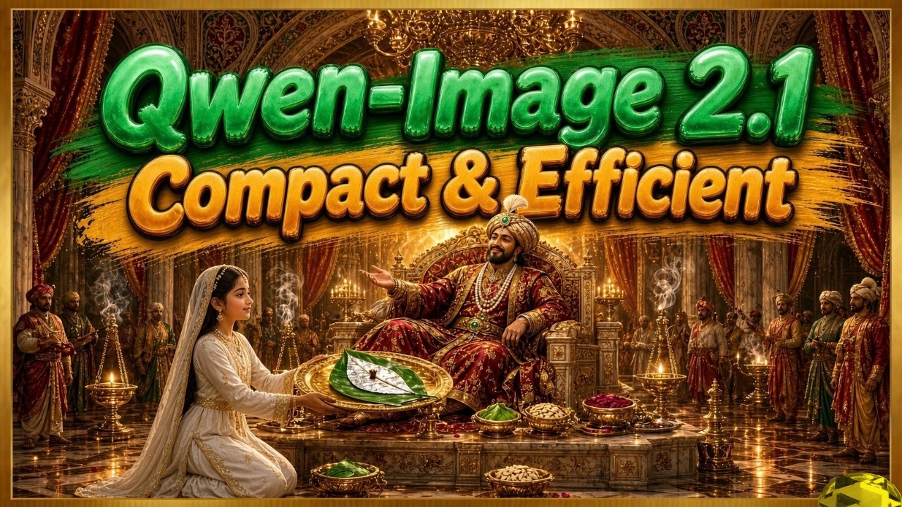 Qwen-Image 2.1 Hands-On Locally: Prepare a Royal Paan with AI