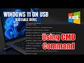 rWindows 11 Bootable USB Using CMD | Solve install.wim Problem Easily