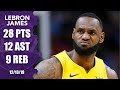 LeBron James flirts with a triple-double in Lakers vs. Heat | 2019-20 NBA Highlights