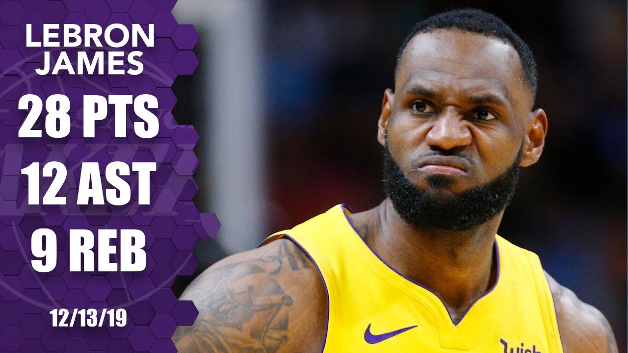 LeBron James flirts with a triple-double in Lakers vs. Heat | 2019-20 NBA Highlights