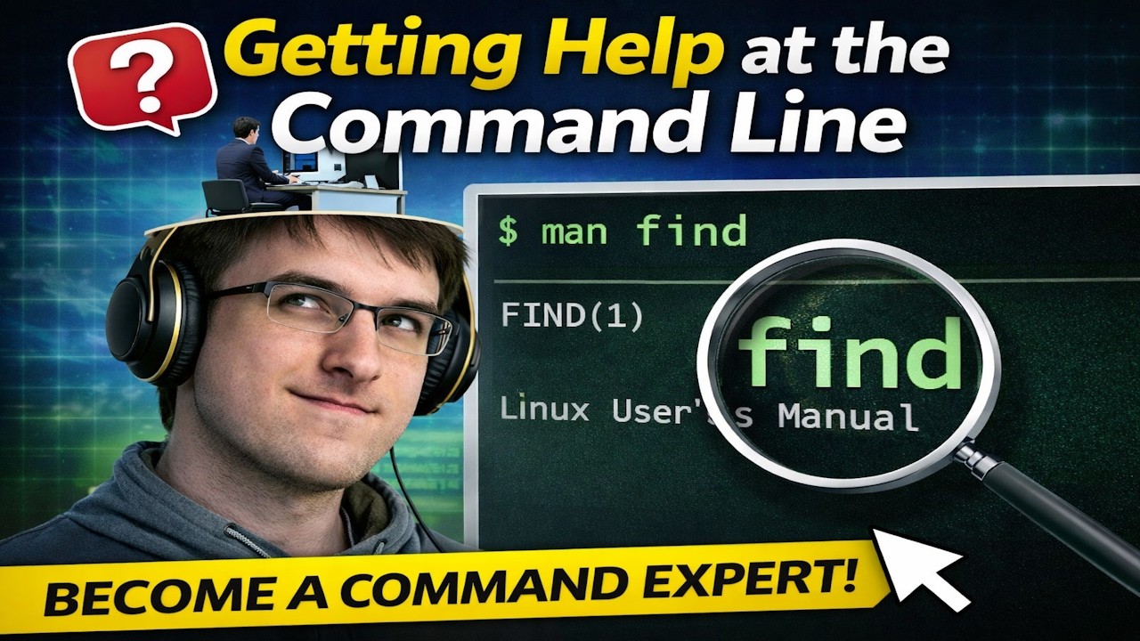 Getting Help at the Command Line Linux - YouTube