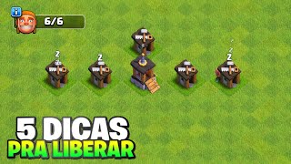 5 MELHORES DICAS ATUALIZADAS PRA LIBERAR O BOB (6 CONSTRUTOR) MAIS RÁPIDO NO CLASH OF CLANS!