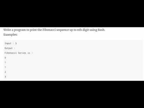 Shell program for Fibonacci Sequence,4 sem CSE, Avnesh kr.Joshi,MITRC,Alwar