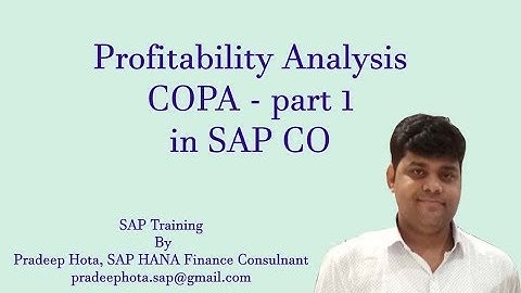Profitability Analysis in SAP CO - Part 1 | Costing Based COPA | Account Based COPA | SAP CO