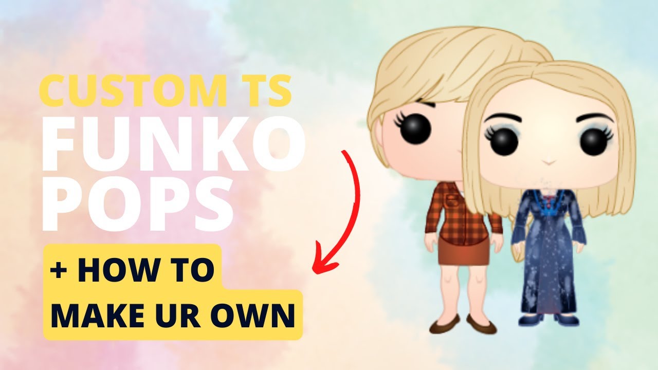 custom taylor swift & melanie martinez funko pops - how to make