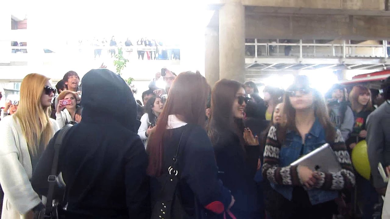 01/11/12 Aeropuerto Chile SuperJunior-AfterSchool-Davichi
