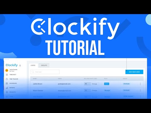 Clockify Demo 2025 | How to track time with Clockify
