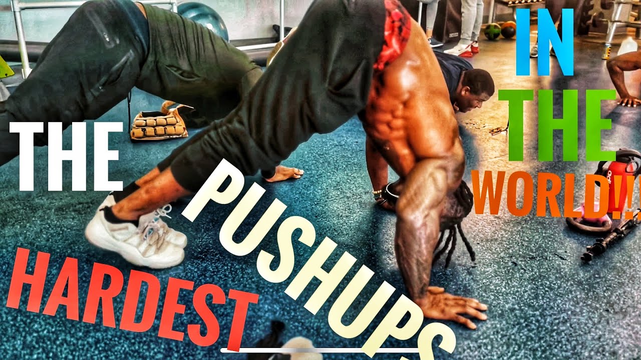 Hardest push-up ever | SuperSayian Push-ups @BrolyGainz007