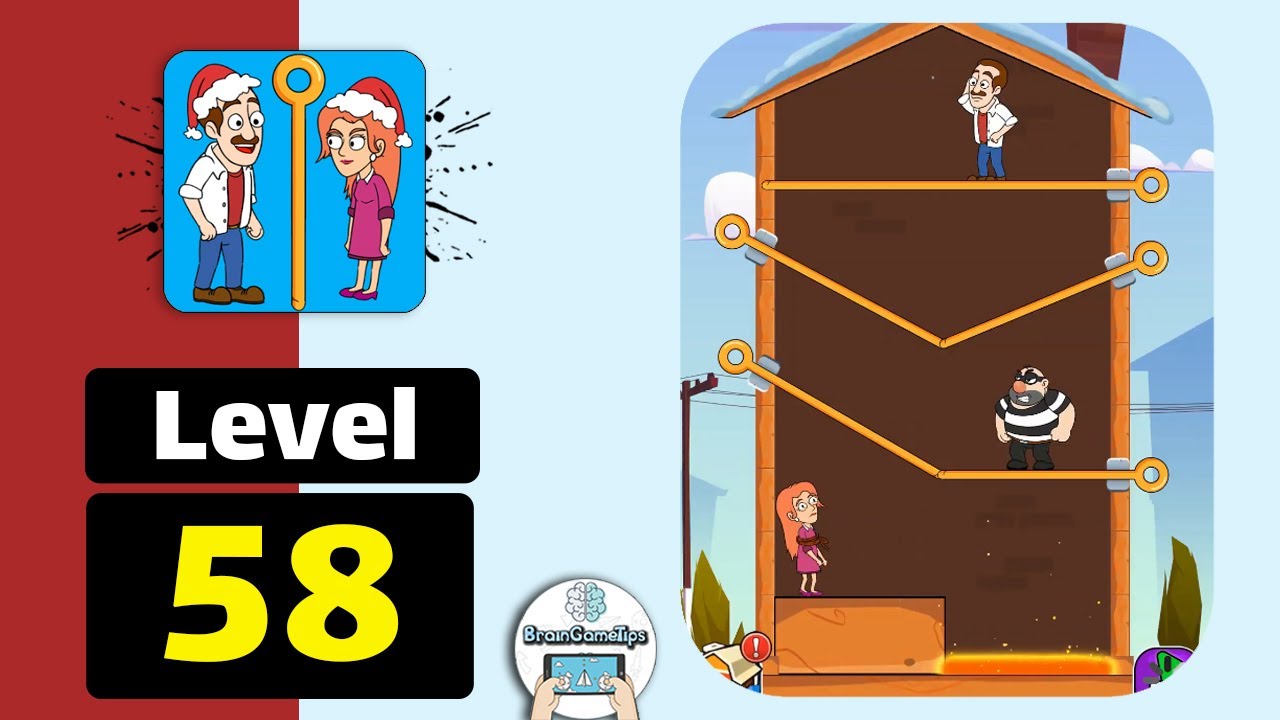 Home Pin: Pull The Pin Puzzle - Pull Him Out - Level 58 Walkthrough