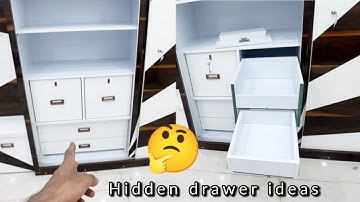 अलमारी मे गुप्त दराज़ कैसे बनाएं | cupboard Hidden drawer | Hidden locker | DTD CAR पेंटर