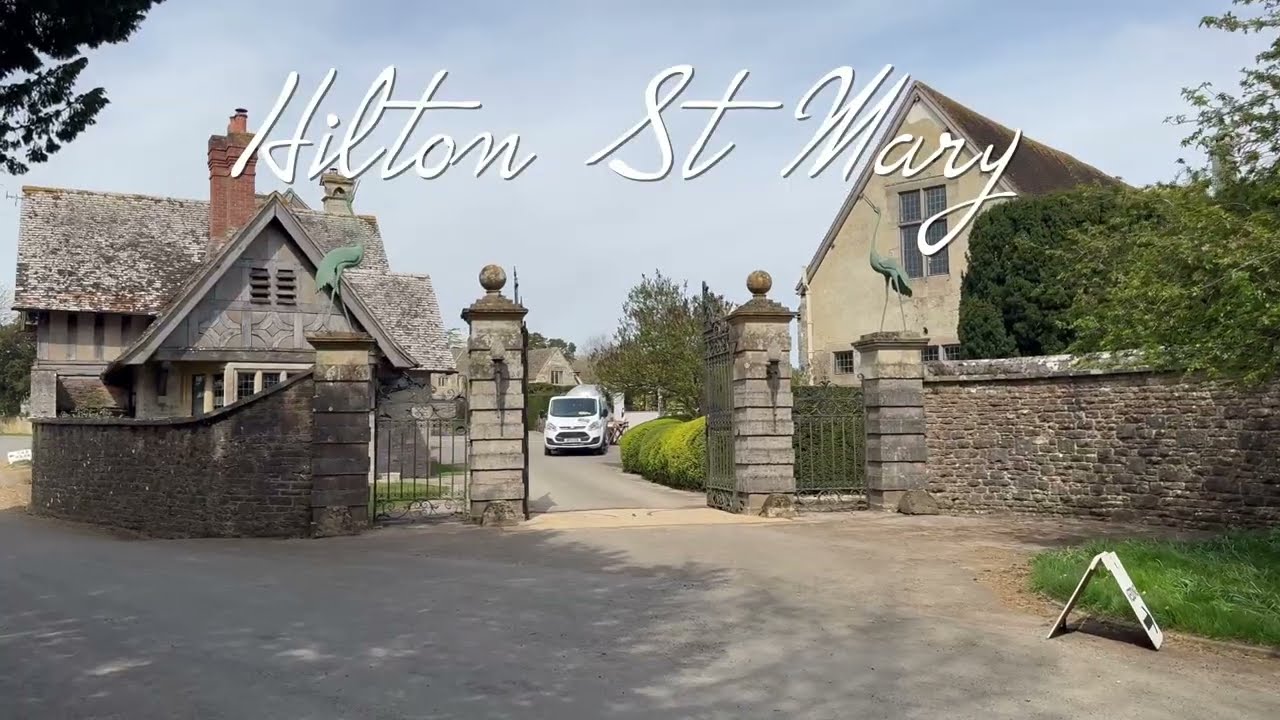 1897 Английская деревня Hilton St Mary