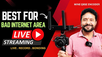 How To Live Stream In bad Internet Areas | MINE MEDIA Mine Q8SE Bonding Encoder | Unboxing | Review