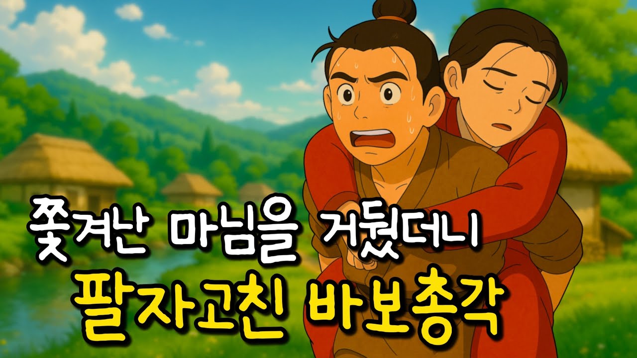 쫓겨난 마님을 거두고 팔자고친 바보총각|바보가 복덩이 마님을 만났더니|옛이야기|민담|오디오북