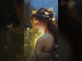Glowing fairy nymph  oil painting timelapse