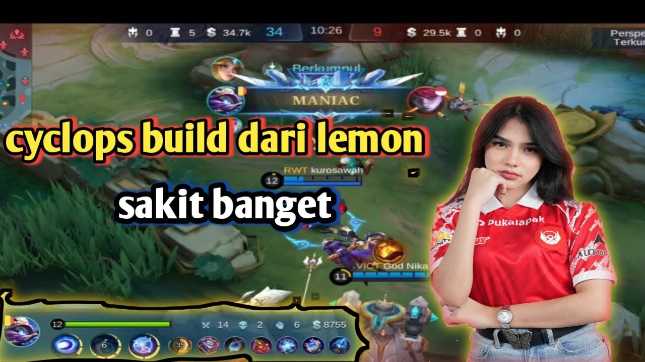 Cyclops sakit banget langsung di kasih maniac build dari lemon memang sakit banget.