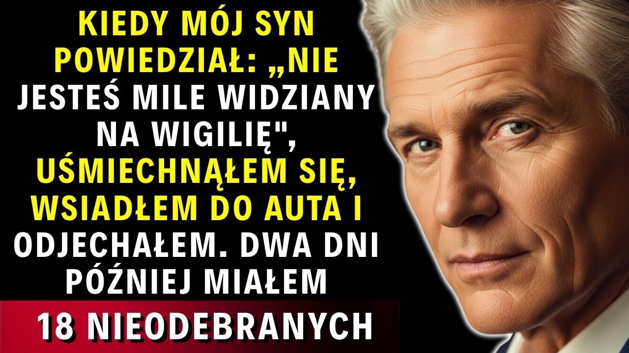 Mój Syn Powiedział, Że Nie Jestem Mile Widziany na Wigilię — Więc Anulowałem Spłatę Kredytu