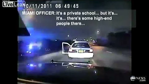 Gunpoint Arrest of Cop Going 120 MPH in Cop Car --...